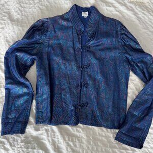 Rainbow Metallic Blouse